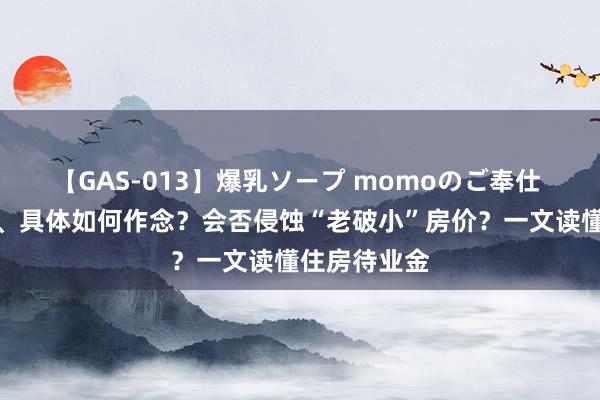 【GAS-013】爆乳ソープ momoのご奉仕 钱从那处来、具体如何作念？会否侵蚀“老破小”房价？一文读懂住房待业金