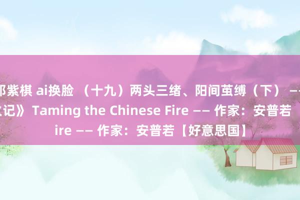 邓紫棋 ai换脸 （十九）两头三绪、阳间茧缚（下） ——《归国驯火记》 Taming the Chinese Fire —— 作家：安普若【好意思国】